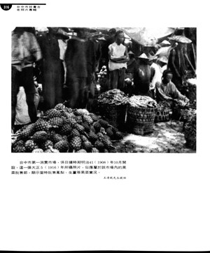 臺中市第一消費市場果菜批售情形
