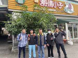 採訪合照