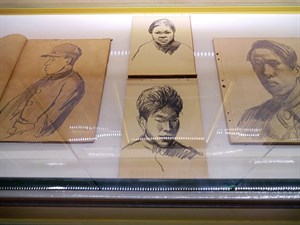 李梅樹速寫作品