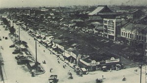 1960年代以前尚未興建中華商場時的中華路