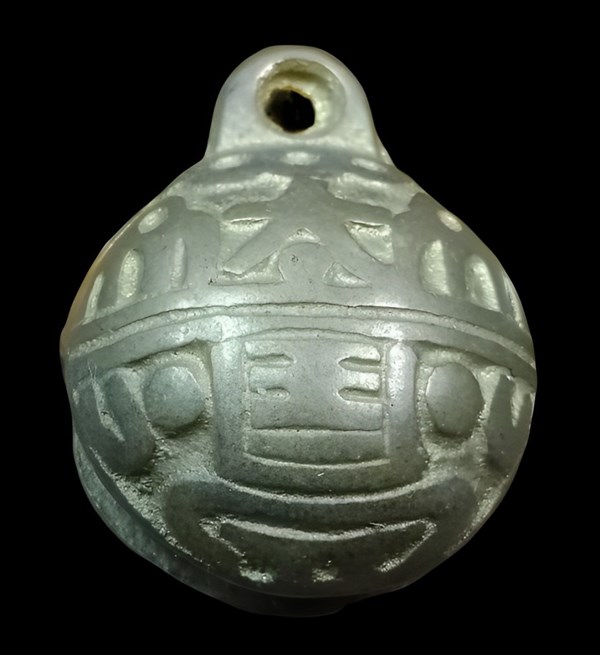 北港高中鄉土文物館館藏文物：銅製牛鈴噹