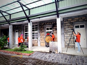 1031社造雲表演前的團練