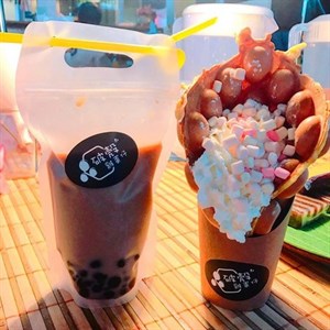 珍珠奶茶、雞蛋仔