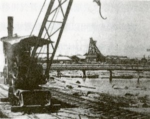 嘉義製材工場——貯木場三噸荷重起重機