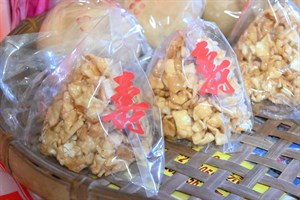 壽桃型的麵粉酥