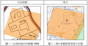 日治時期與現今對比圖