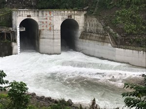 防淤隧道出水口