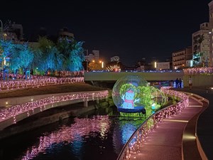 柳川河岸-雪人主題布景