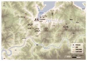 1884年11月基隆戰場清軍與法軍防線分布