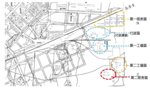 1911年11月台中停車場前市區計畫線圖