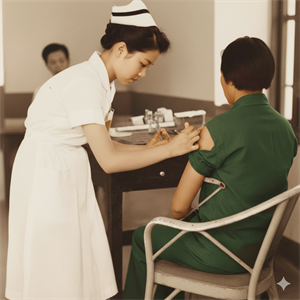 內科注射 - AI 修繪圖