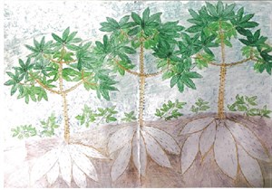 《樹薯加工》陳素繪