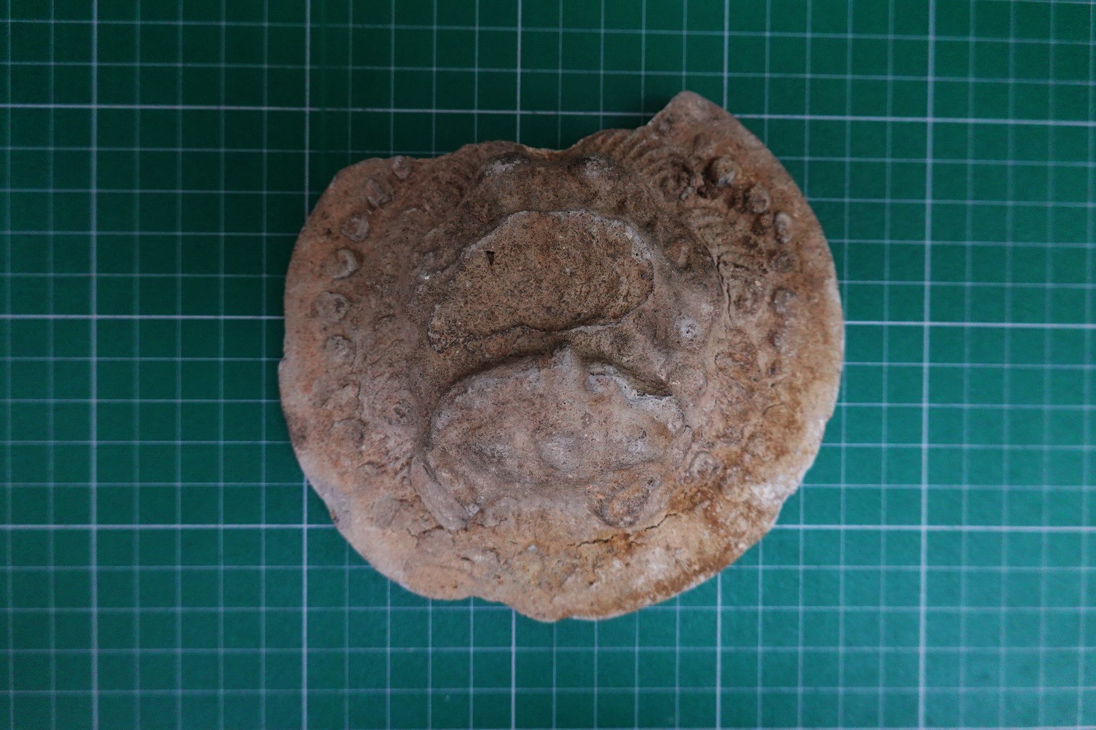 北港高中鄉土文物館館藏文物：唐代瓦當