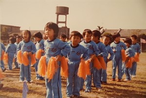 空軍第一幼稚園表演與建國二村的水塔