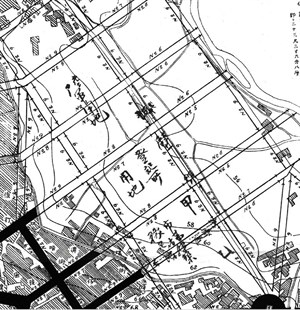 新竹街市區改正計畫圖(1905)