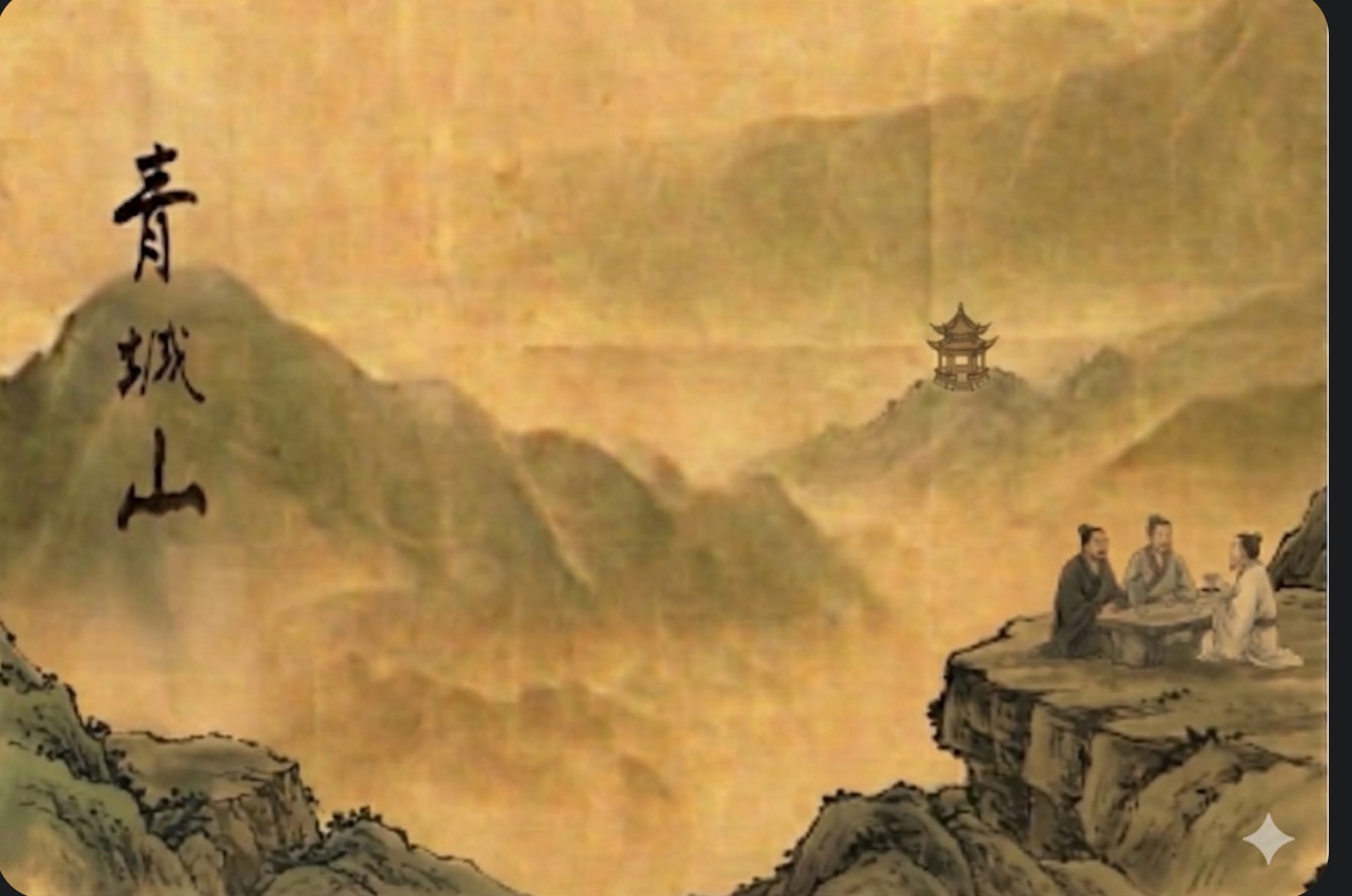 ___ 天下幽，在青城；氣之動，在自然 ___心之靜，在無為