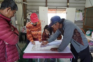與蔡顯榮、蔡國山、蔡昆林先生一同辨識塭名（1）