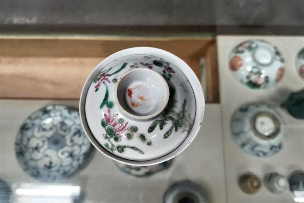 北港高中鄉土文物館館藏文物：清代蓋碗茶具- 時空旅行社｜國家文化記憶