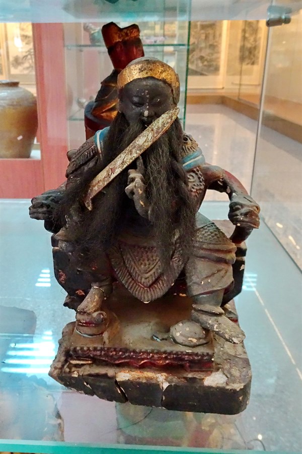 北港高中鄉土文物館館藏文物：木雕神像