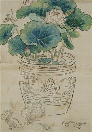 庭前所見畫稿（1933）