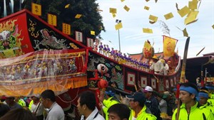 安定蘇厝第一代天府真護宮燒王船2