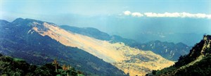 九份二山大山崩全景