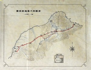 清國時代鐵道線路圖