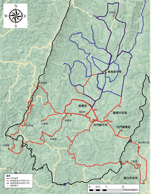 內門遶境路線圖