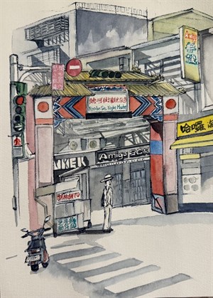 饒河街印象 (創作者：翁蓉旋)