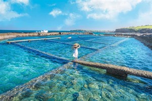 澎湖池西岩瀑（九孔瀑布）