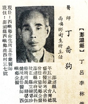 中華民國醫師名錄(1958年)