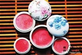 清治時期胭脂示意圖