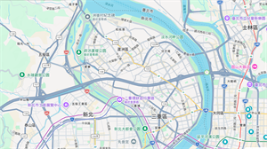 地圖上的二重疏洪道
