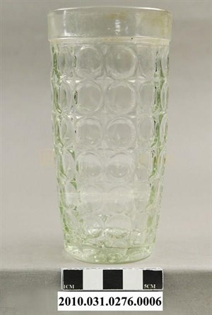  透明壓紋玻璃杯