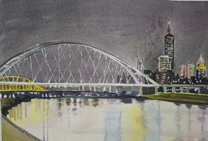 光的河岸 (創作者：許文馨)