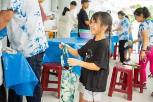 頭城鎮福成玩染工坊-搓葉子體驗