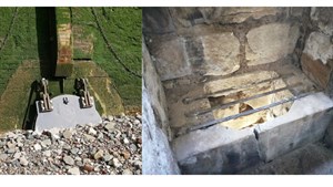 沃爾布魯克河的遺蹟，現在是該市汙水系統的一部分、懸空廁所