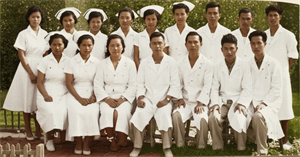 軍眷醫院醫護人員 - AI 修繪圖