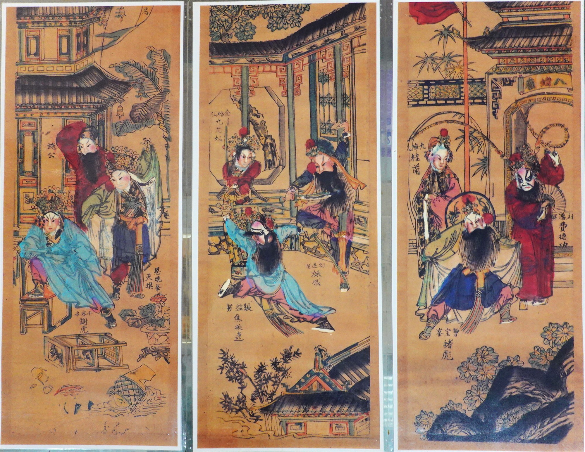 北港高中鄉土文物館館藏文物：木刻版畫