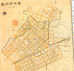 1935 台中市街圖