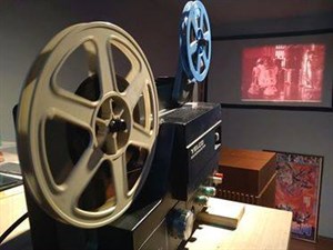 舊式電影播放機