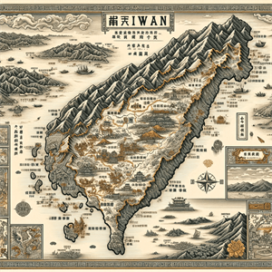 清朝時期臺灣地圖