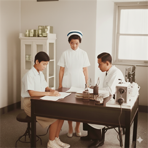 內科門診 - AI 修繪圖