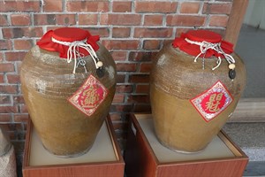 館藏早期黃釉酒甕