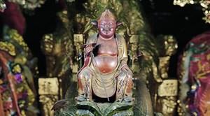 天蓬元帥相傳為西遊記當中的豬八戒，民間通稱豬哥神，一般受到特種行業的崇奉。