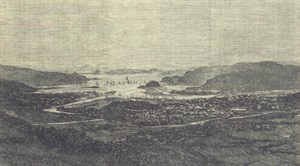1884年中法戰爭時的基隆港