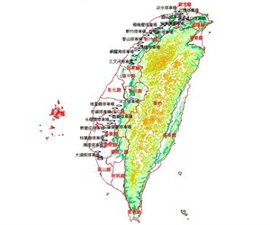 台灣日治時期鐵路車站分布圖