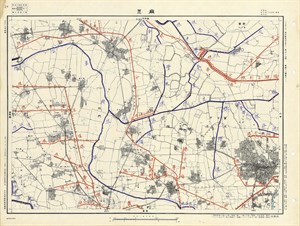 1926年《二萬五千分之一地形圖臺南近傍十一號》〈麻豆〉