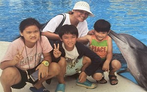 我和家人去野柳地質公園玩的一天