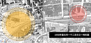1958年臺北市一千二百分之一地形圖